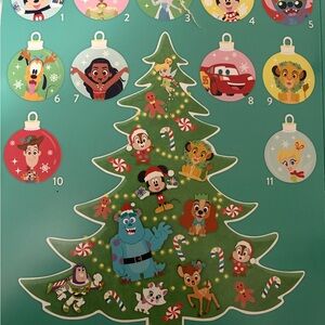 Disney Ornament puzzles ONLY 6 pack - From Mickey and Friends Advent Calendar